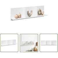 VidaXL Wandschrank 100x16,5x30 cm Weiß Holzwerkstoff VidaXL Wandschrank 100x16,5x30 cm Weiß Holzwerkstoff von THE LIVING STORE
