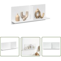VidaXL Wandschrank 70x16,5x30 cm Weiß Holzwerkstoff VidaXL Wandschrank 70x16,5x30 cm Weiß Holzwerkstoff von THE LIVING STORE