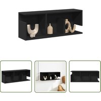 VidaXL Wandschrank 80x20x30 cm Schwarz Holzwerkstoff VidaXL Wandschrank 80x20x30 cm Schwarz Holzwerkstoff von THE LIVING STORE