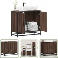 The Living Store - vidaXL Waschbeckenunterschrank Braun Eichen-Optik 65x33x60 cm The Living Store - vidaXL Waschbeckenunterschrank Braun Eichen-Optik 65x33x60 cm von THE LIVING STORE