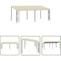 Wand-Pavillon 3x6 m Creme Stoff - Wandpavillion - Gartenzelt - Sonnensegel - Outdoor Möbel - Terrassendeck - The Living Store Wand-Pavillon 3x6 m Creme Stoff - Wandpavillion - Gartenzelt - Sonnensegel - Outdoor Möbel - Terrassendeck - The Living Store von THE LIVING STORE