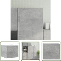 The Living Store - Wandschrank Betongrau 45x42,5x40 cm Holzwerkstoff - Wandregal - Hängeschrank - Regal - Stauraum - Dekoration The Living Store - Wandschrank Betongrau 45x42,5x40 cm Holzwerkstoff - Wandregal - Hängeschrank - Regal - Stauraum - Dekoration von THE LIVING STORE