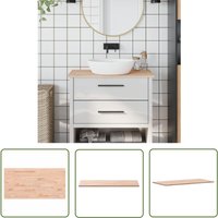Waschtischplatte 80x40x1,5 cm Massivholz Buche - Waschtischplatte - Holz Arbeitsfläche - Küchenarbeitsplatte - Badrenovierung - Buchenholz Platte Waschtischplatte 80x40x1,5 cm Massivholz Buche - Waschtischplatte - Holz Arbeitsfläche - Küchenarbeitsplatte - Badrenovierung - Buchenholz Platte von THE LIVING STORE