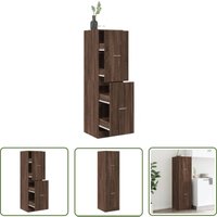 vidaXL Apothekerschrank Eichen-Optik 40x41x144,5 cm Holzwerkstoff von THE LIVING STORE