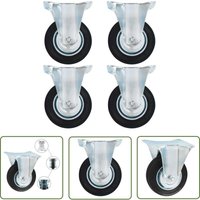 vidaXL Bockrollen 4 Stk. 100 mm vidaXL Bockrollen 4 Stk. 100 mm von THE LIVING STORE