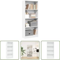 vidaXL Bücherregal Weiß 60x24x143 cm Holzwerkstoff vidaXL Bücherregal Weiß 60x24x143 cm Holzwerkstoff von THE LIVING STORE