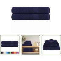 vidaXL Handtücher 2 Stk. Marineblau 100x200 cm 360 g/m² 100% Baumwolle vidaXL Handtücher 2 Stk. Marineblau 100x200 cm 360 g/m² 100% Baumwolle von THE LIVING STORE