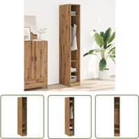 vidaXL Kleiderschrank Artisan-Eiche 30x50x200 cm Holzwerkstoff von THE LIVING STORE