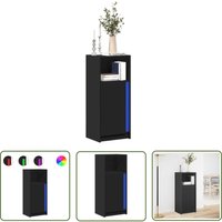 vidaXL LED-Sideboard Schwarz 42,5x34x100 cm Holzwerkstoff vidaXL LED-Sideboard Schwarz 42,5x34x100 cm Holzwerkstoff von THE LIVING STORE