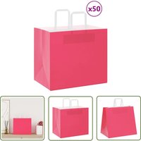 vidaXL Papiertragetaschen 50 Stk. mit Henkeln Rosa 32x22x28 cm vidaXL Papiertragetaschen 50 Stk. mit Henkeln Rosa 32x22x28 cm von THE LIVING STORE