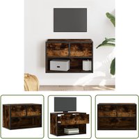 vidaXL TV-Schrank Räuchereiche 60x31x39,5 cm Holzwerkstoff und Metall vidaXL TV-Schrank Räuchereiche 60x31x39,5 cm Holzwerkstoff und Metall von THE LIVING STORE
