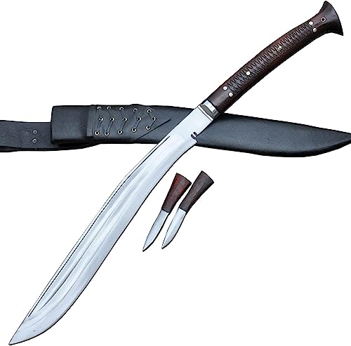 45 cm lange Klinge Sirupat Kukri-Khukuri-Gurkha-Messer-Messer-Schwert-großes Khukuri-Handgeschmiedetes Khukuri-Messer aus Nepal von THE NEPAL
