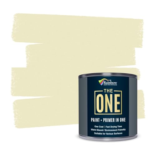 THE ONE All-in-One Farbe & Grundierung – Creme Matt, 2.5 L | Multi-Oberflächen 1-Schicht-Formel | Innen & außen | Wasserbasiert, langlebig & VOC-arm THE ONE All-in-One Farbe & Grundierung – Creme Matt, 2.5 L | Multi-Oberflächen 1-Schicht-Formel | Innen & außen | Wasserbasiert, langlebig & VOC-arm von THE ONE