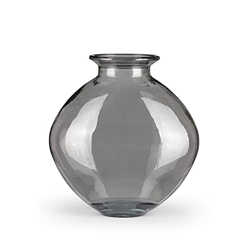 THE WAY UP UPCYCLED Home Vase Francisca 26cm Höhe | Ich bestehe zu 100% aus recyceltem Glas und ich wurde mit organischer Farbe besprüht | Stilvoll einrichten und Ressourcen schonen von THE WAY UP