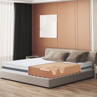 Orthopädische Matratze 135 x 210 aus antibakteriellem Memory - Höhe 25 cm - 3D Air Hypoallergener Faserstoff - 7 differenzierte Zonen von THE WHITE STONE