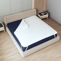 The White Stone - Wasserdichter Matratzenschoner 100 x 190 cm mit Gummibändern Geräuschloser, atmungsaktiver und hypoallergener Bezug aus Stress von THE WHITE STONE