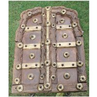 Rustikale Antike Fensterläden Aus Holz Bauernhaus-Wanddeko | 2Er-Set von THEDNAGROUPJODHPUR