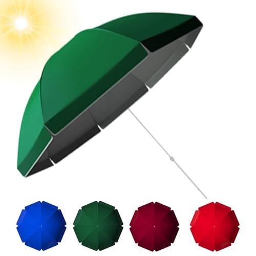 Ersatzbezug Für Runden Regenschirm, 8-Rippen-10-Rippen-Ersatzdach Für Gartenschirm, Doppellagiges Oxford-Gewebe, Ersatzdach Für Terrassenschirm(Green,300cm(9.8ft)-10 Ribs) von THEGA
