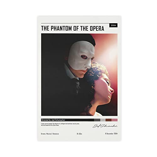 THEGIS Classic Movies The Phantom Of The Opera Leinwandposter Schlafzimmer Dekor Sport Landschaft Büro Zimmer Dekor Geschenk Unrahmen-Stil 60 x 90 cm von THEGIS