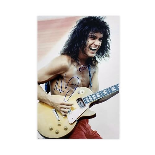 THEGIS Eddie Van Halen 14 Leinwand-Poster, Schlafzimmer, Dekoration, Sport, Landschaft, Büro, Raumdekoration, Geschenk, ungerahmt, 30 x 45 cm THEGIS Eddie Van Halen 14 Leinwand-Poster, Schlafzimmer, Dekoration, Sport, Landschaft, Büro, Raumdekoration, Geschenk, ungerahmt, 30 x 45 cm von THEGIS