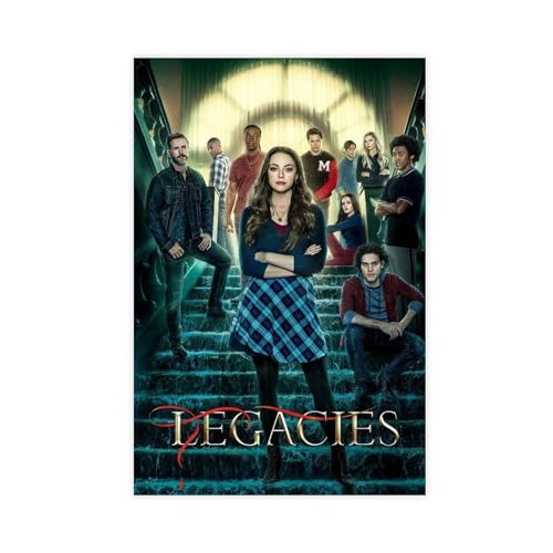 THEGIS Legacies TV-Serie Leinwand-Poster, Wandkunst, Dekordruck, Bild, Gemälde für Wohnzimmer, Schlafzimmer, Dekoration, ungerahmt, 50 x 75 cm von THEGIS