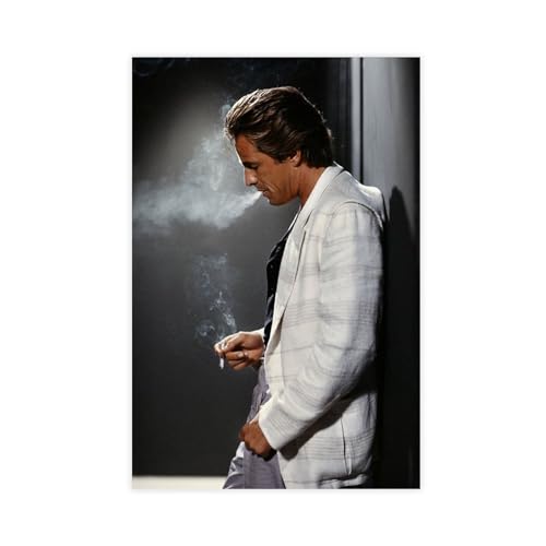 THEGIS Leinwandposter "Actor Don Johnson", Wandkunst, Dekor, Bild, Gemälde für Wohnzimmer, Schlafzimmer, Dekoration, ungerahmt, 40 x 60 cm von THEGIS