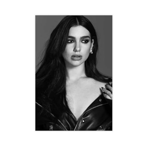 THEGIS Leinwandposter Sänger Dua Lipa 8, Schlafzimmer, Dekoration, Sport, Landschaft, Büro, Raumdekoration, Geschenk, ungerahmt, 50 x 75 cm von THEGIS