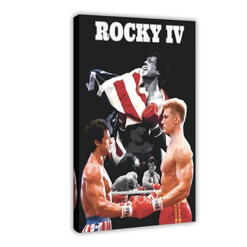 THEGIS Rocky IV Filmeinband, Leinwand, Poster, Wandkunst, Dekordruck, Bild, Gemälde für Wohnzimmer, Schlafzimmer, Dekoration, Rahmenstil, 40 x 60 cm THEGIS Rocky IV Filmeinband, Leinwand, Poster, Wandkunst, Dekordruck, Bild, Gemälde für Wohnzimmer, Schlafzimmer, Dekoration, Rahmenstil, 40 x 60 cm von THEGIS