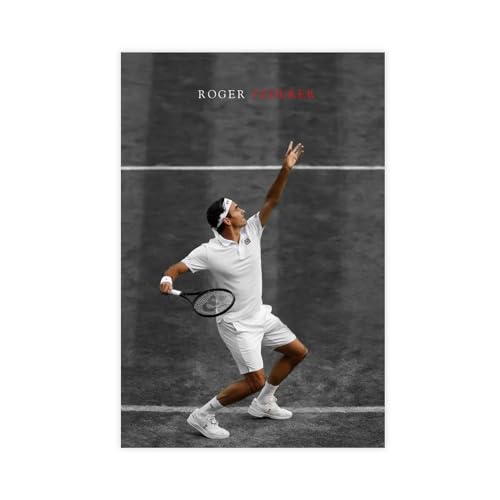 THEGIS Roger Federer 3 Leinwand-Poster, Wandkunst, Dekordruck, Bild, Gemälde für Wohnzimmer, Schlafzimmer, Dekoration, ungerahmt, 60 x 90 cm THEGIS Roger Federer 3 Leinwand-Poster, Wandkunst, Dekordruck, Bild, Gemälde für Wohnzimmer, Schlafzimmer, Dekoration, ungerahmt, 60 x 90 cm von THEGIS