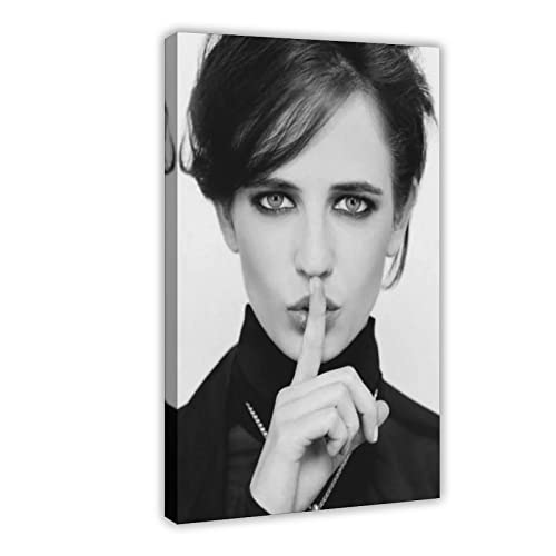 THEGIS Schauspieler Eva Green 9 Leinwandposter Wandkunst Dekor Druck Bild Gemälde für Wohnzimmer Schlafzimmer Dekoration Rahmenstil 30 x 45 cm von THEGIS