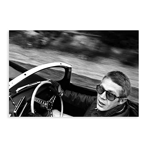 THEGIS Schauspieler Steve McQueen Leinwand-Poster, Schlafzimmer, Dekoration, Sport, Landschaft, Büro, Raumdekoration, Geschenk, ungerahmt, 20 x 30 cm THEGIS Schauspieler Steve McQueen Leinwand-Poster, Schlafzimmer, Dekoration, Sport, Landschaft, Büro, Raumdekoration, Geschenk, ungerahmt, 20 x 30 cm von THEGIS