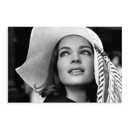 THEGIS Star Romy Schneider 4 Leinwandposter Schlafzimmer Dekor Sport Landschaft Büro Zimmer Dekor Geschenk ungerahmt 30 x 45 cm von THEGIS