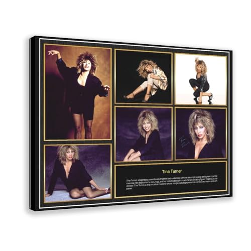Tina Turner signiertes Leinwand-Poster, Wandkunst, Dekordruck, Bild, Gemälde für Wohnzimmer, Schlafzimmer, Dekoration, Rahmenstil, 20 x 30 cm Tina Turner signiertes Leinwand-Poster, Wandkunst, Dekordruck, Bild, Gemälde für Wohnzimmer, Schlafzimmer, Dekoration, Rahmenstil, 20 x 30 cm von THEGIS
