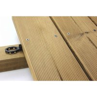 Theilo - Terrassenschraube Edelstahl A4 – ø 5,0 x 70 mm – TX25 – 100 Stück von THEILO