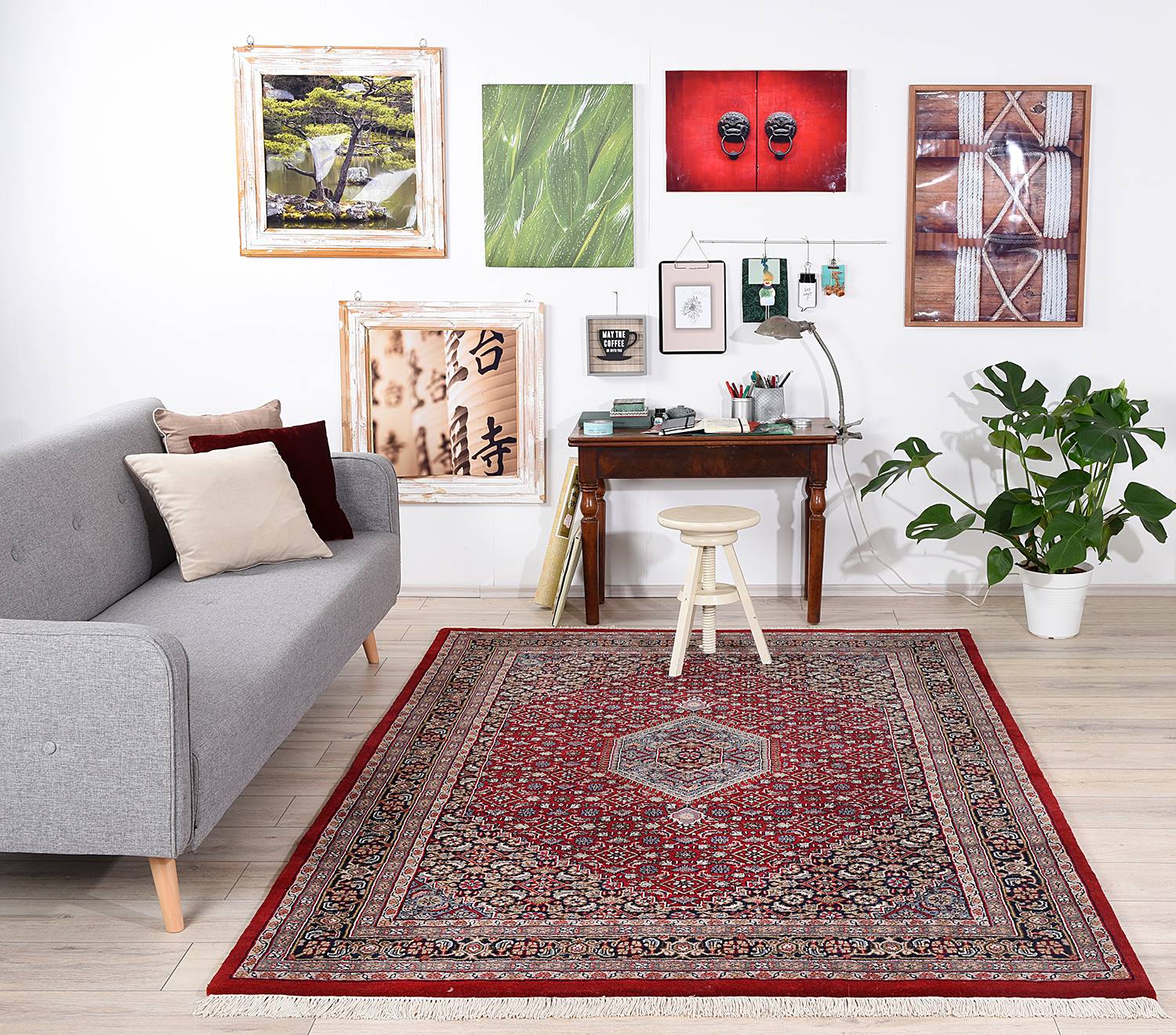 home24 Wollteppich Benares Bidjar Rot/Rot 250 x 300cm Wolle home24 Wollteppich Benares Bidjar Rot/Rot 250 x 300cm Wolle von home24