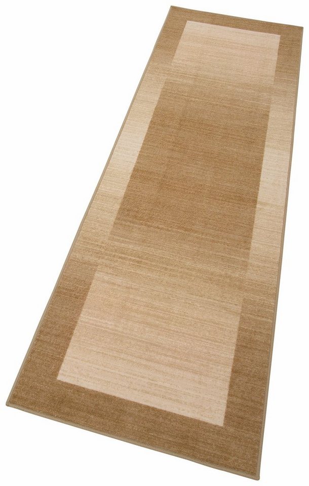 Läufer Gabbeh Ideal, THEKO, rechteckig, Höhe: 6 mm, Teppich-Läufer, moderner Farbverlauf, mit Bordüre, ideal im Flur von THEKO