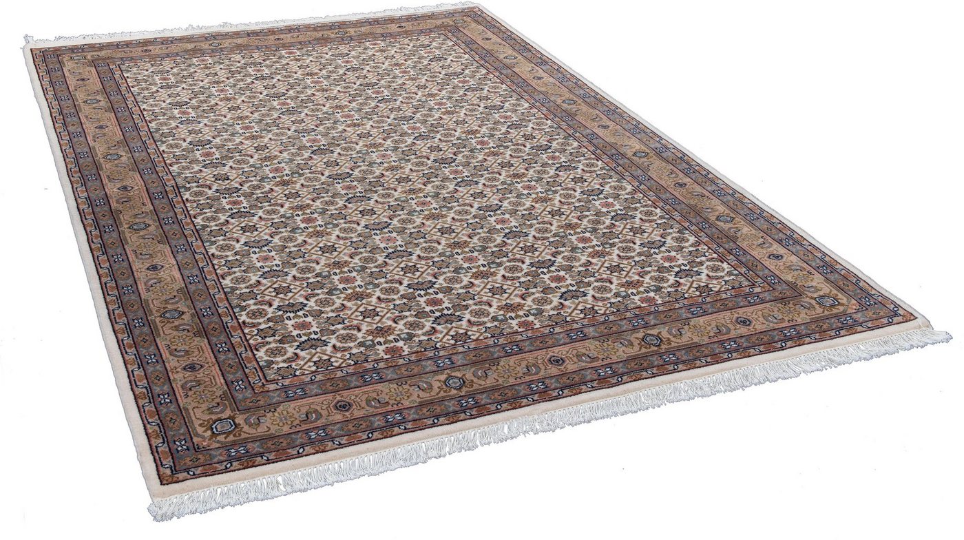 Orientteppich Benares Herati, THEKO, rechteckig, Höhe: 12 mm, reine Wolle, handgeknüpft, mit Fransen von THEKO