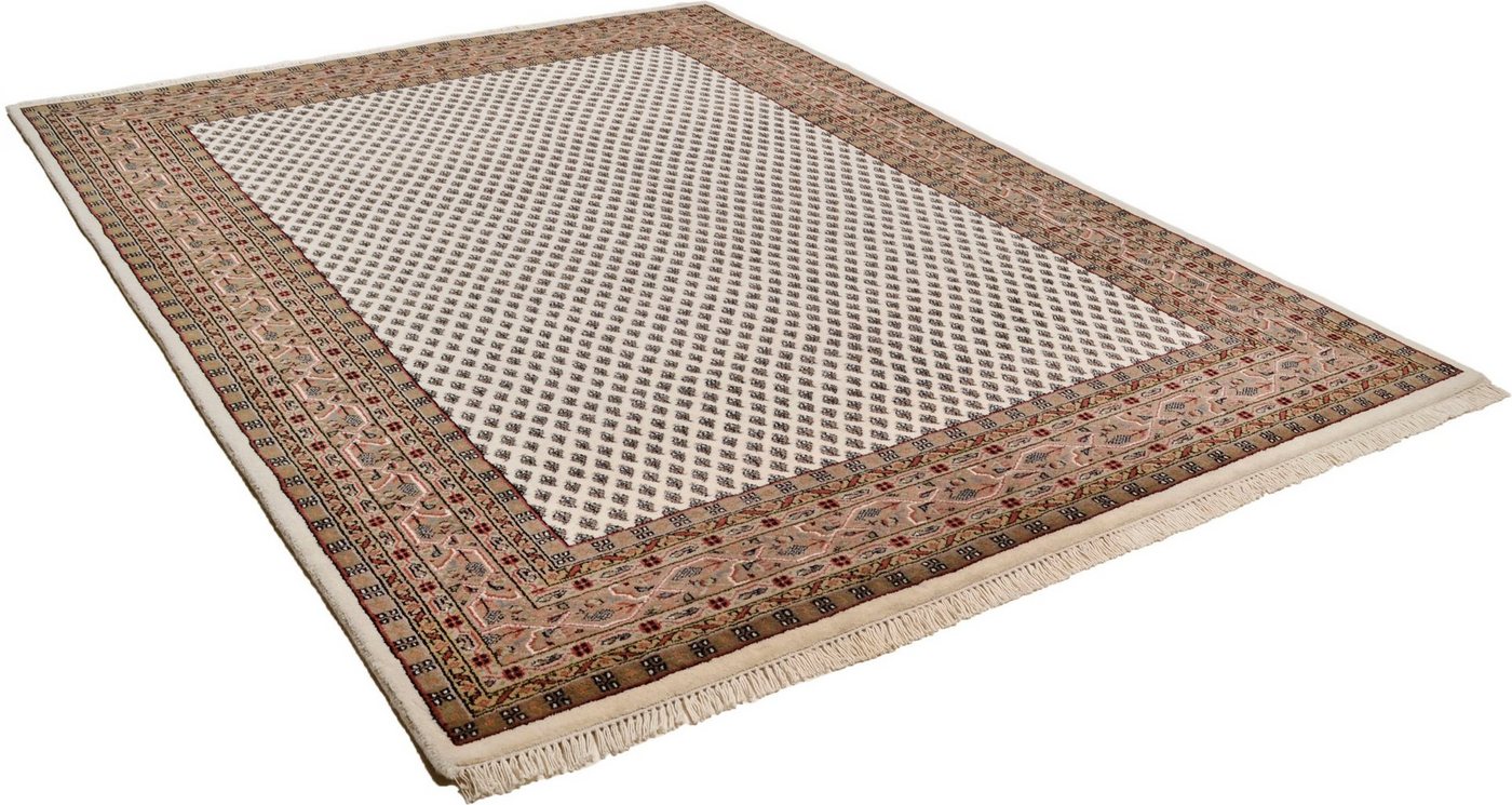 Orientteppich Chandi Mir, THEKO, rechteckig, Höhe: 12 mm, reine Wolle, handgeknüpft, mit Fransen von THEKO