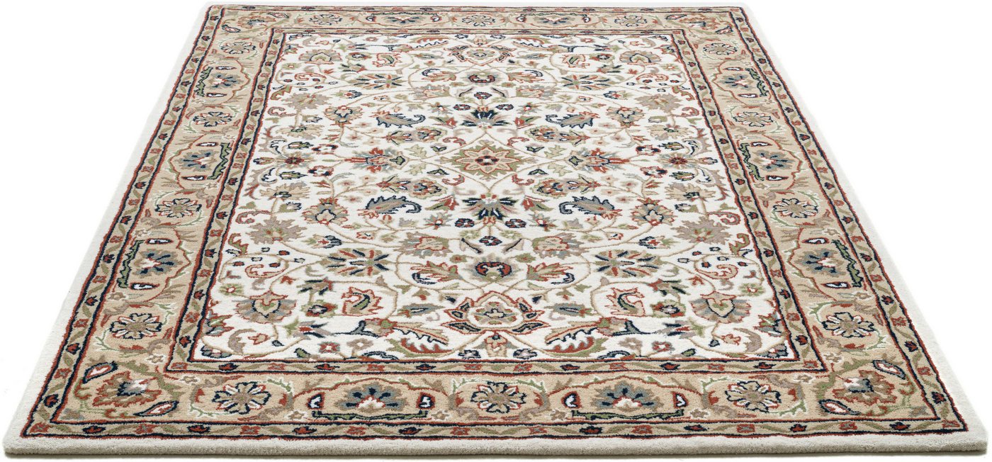THEKO Wollteppich Royal Orient Isfahan, rechteckig, Höhe: 14 mm, handgetuftet, Orient-Optik, reine Wolle von THEKO