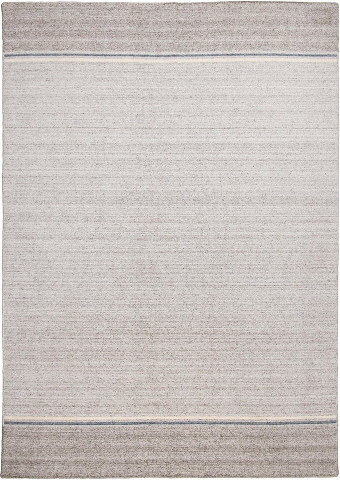 Teppich Alaska, THEKO, rechteckig, Höhe: 7 mm, handgewebt, meliert, Wendeteppich, ideal im Wohnzimmer & Schlafzimmer von THEKO
