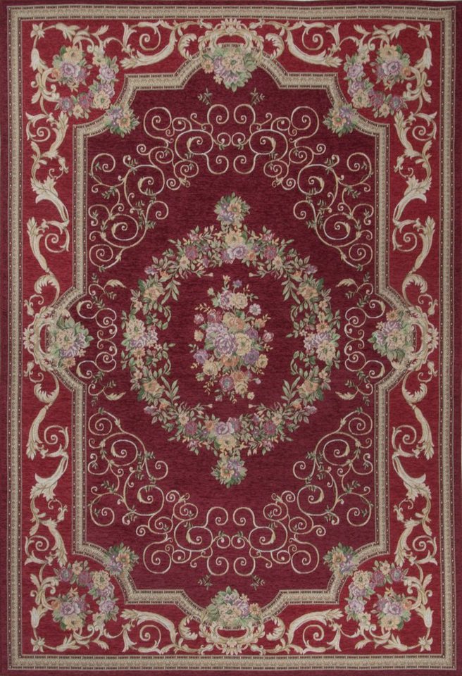 Teppich Flomi Florentina, THEKO, rechteckig, Höhe: 4 mm, Flachgewebe, Orient-Optik, ideal im Wohnzimmer & Schlafzimmer von THEKO