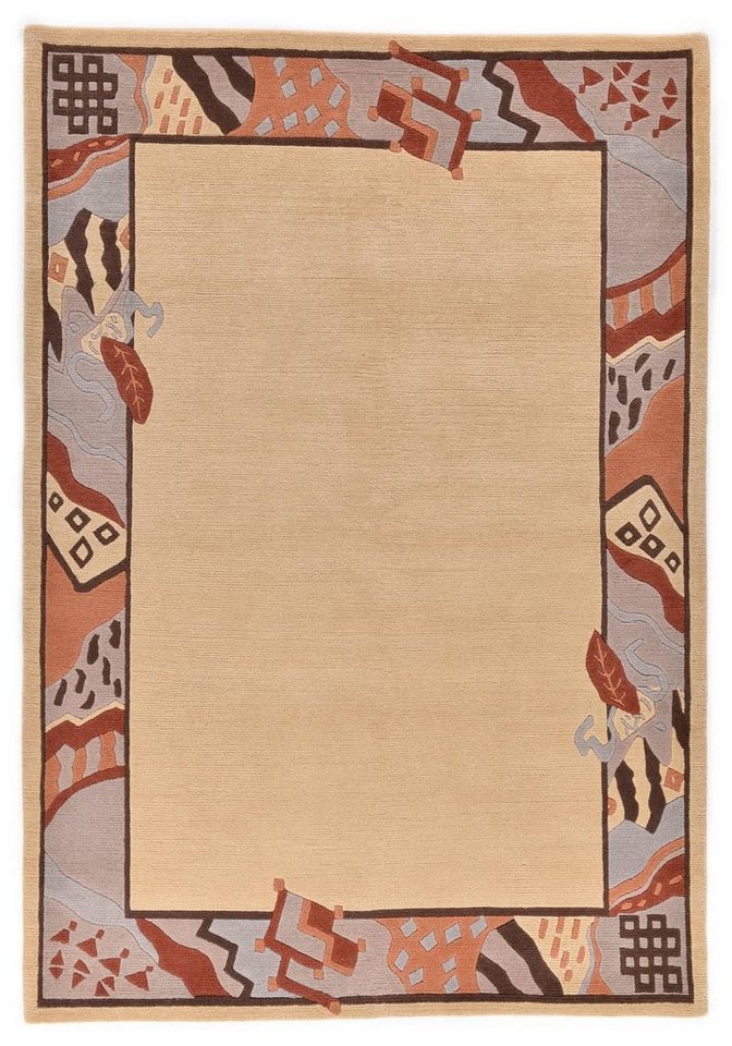 Teppich Gurkha, THEKO, Rechteckig, 162 x 233 cm, beige von THEKO