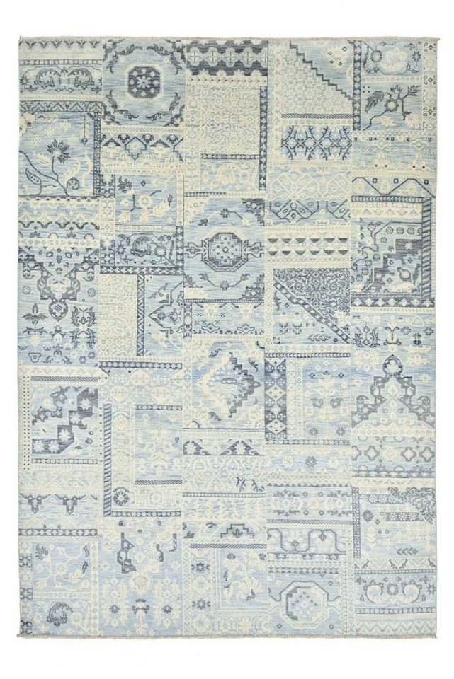 Teppich Handgeknüpfter Wollteppich - Vintage Patch - YANO - 250 x 350 cm, THEKO, Rechteckig von THEKO