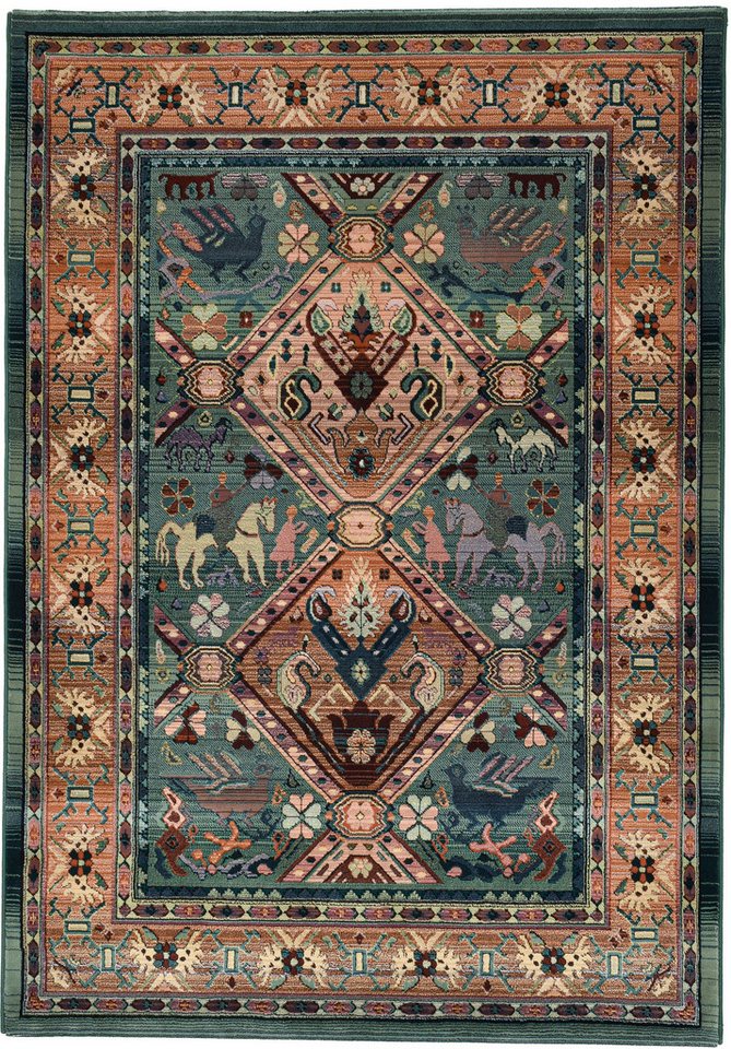 Teppich Gabiro 13, THEKO, rechteckig, Höhe: 10 mm, gewebt, Orient-Optik, ideal im Wohnzimmer & Schlafzimmer von THEKO