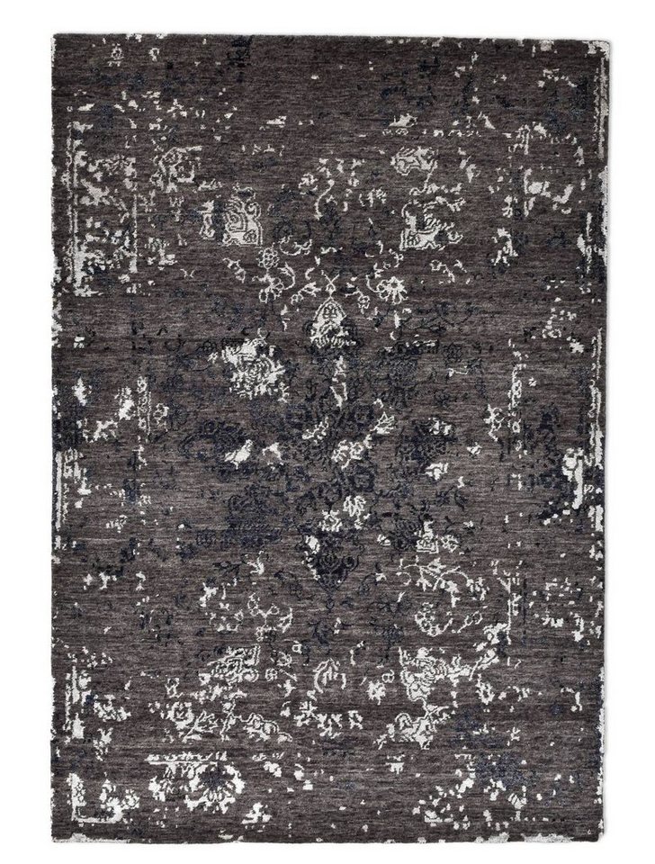 Teppich Queenscity, THEKO, Rechteckig, 160 x 230 cm, Anthrazit von THEKO
