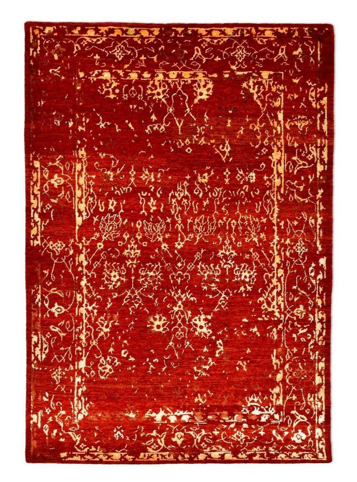 Teppich Queenscity, THEKO, Rechteckig, 160 x 230 cm, Rot von THEKO