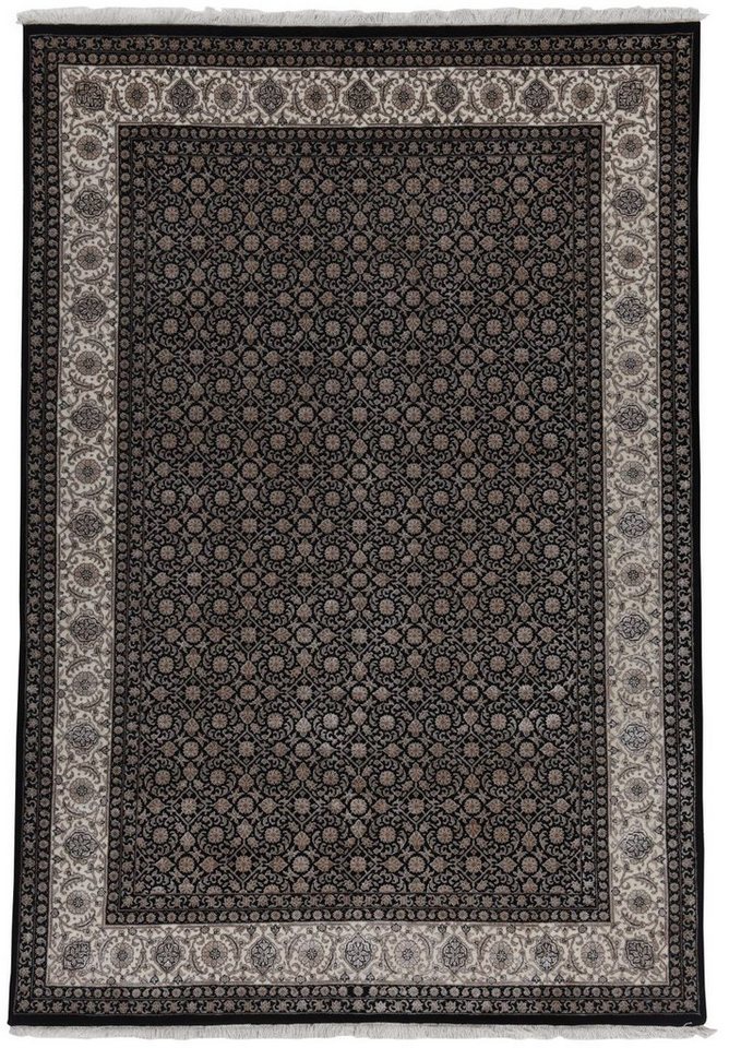 Teppich Sultanabad, THEKO, Rechteckig, 150 x 150 cm, Schwarz/ Cream von THEKO