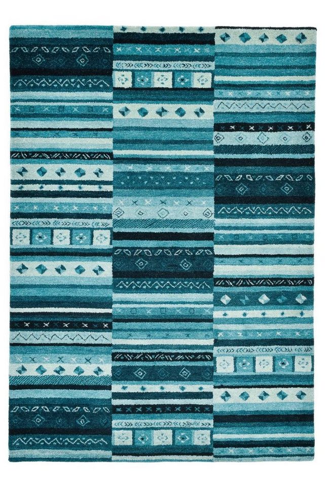 Teppich Uvita Noir, THEKO, Rechteckig, moderner Handtuftteppich von THEKO