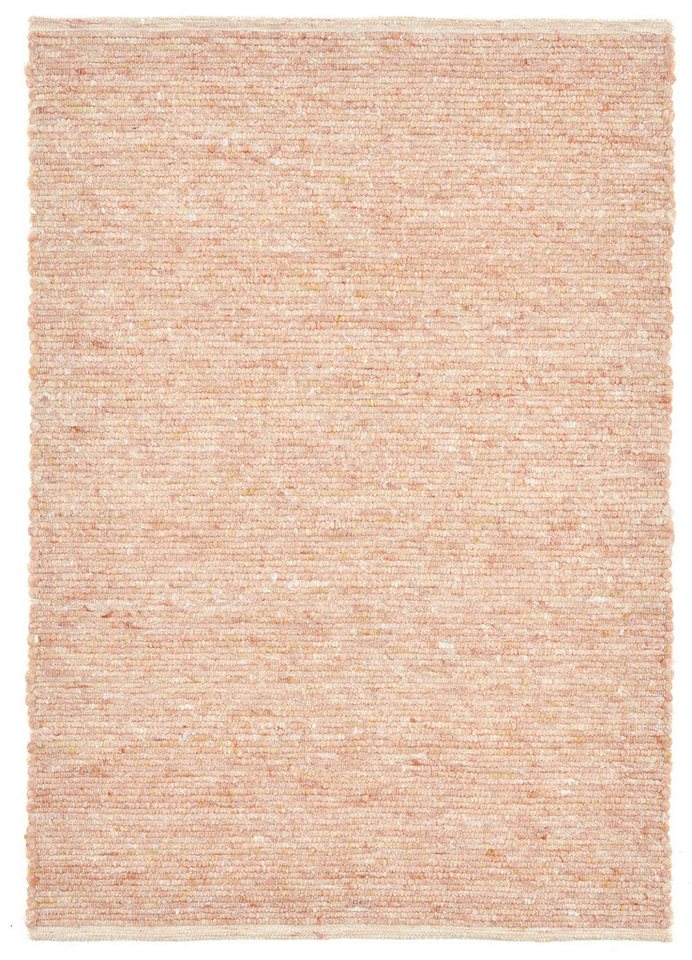 Wollteppich Alm Freude, THEKO, rechteckig, Höhe: 12 mm, Handweb Teppich, reine Wolle, meliert, handgewebt von THEKO
