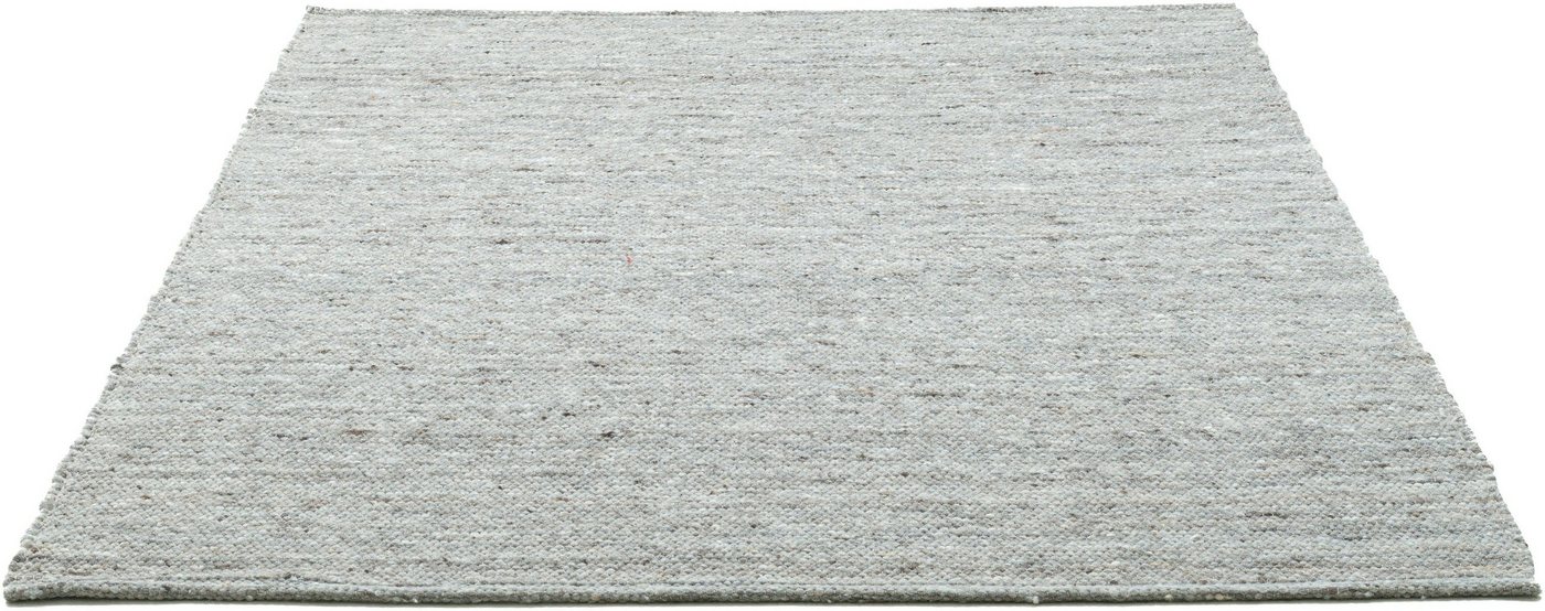 Wollteppich Alpen, THEKO, rechteckig, Höhe: 12 mm, handgewebter Wendeteppich, meliert, reine Wolle, Wohnzimmer von THEKO